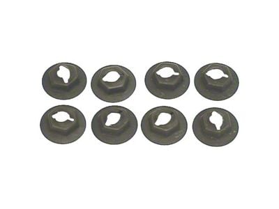 Sidemarker Nut Set; 8-Pieces (1969 Camaro)