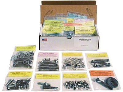 Camaro Small Block Engine Bolt Kit 307/350, 1972-1973