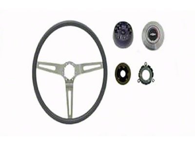 Sport 3 Spoke Steer Wheel Kt,Comfort Grip,w/o Tilt,1969