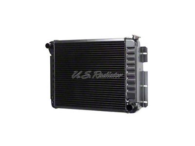 Standard Automotive Copper/Brass Radiator with Built-In Transmission Cooler; 3-Row (67-69 I6/Small Block V8 Camaro w/ Automatic Transmission & w/o A/C)