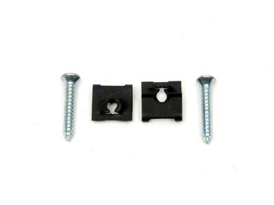 Camaro Steering Column Cover Mounting Hardware Set, Under Dash, 1969