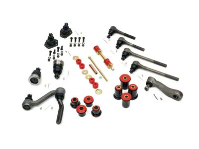 Camaro Suspension Overhaul Kit, Major, With Polyurethane Bushings, For Cars With Standard Ratio Manual Steering, 1968-1969