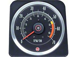 Tachometer with 5500 Red Line (1969 Small Block V8 Camaro)