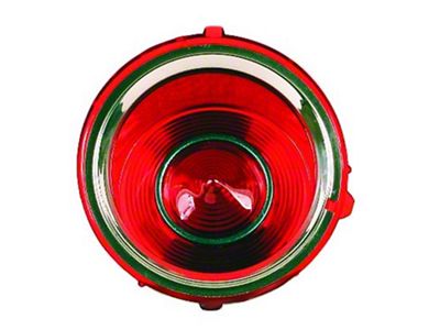 Tail Light Lens; Driver Side (70-73 Camaro RS)