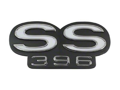 Camaro Taillight Panel Emblem, SS396, 1969