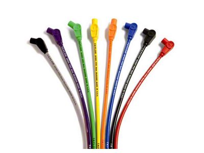 Camaro Taylor Plug Wires, Spiro-Pro Custom, Red, 283/327, 1978-1979