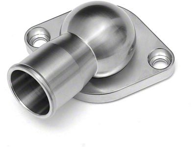 Camaro Thermostat Housing, Stainless Steel, Natural, Small Block/Big Block, 1970-1992