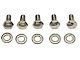 Camaro Timing Chain Cover Bolt Set, Chrome, 1967-1969