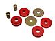 Transmission Crossmember Mount Bushings; Secondary; Red (82-92 Camaro)