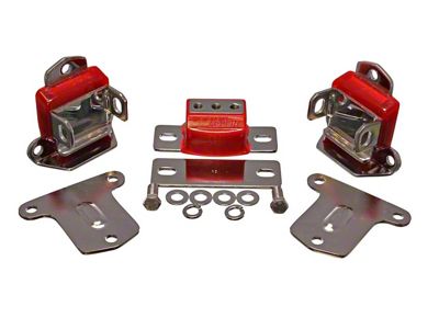 Transmission Mount; Red (67-72 Camaro)