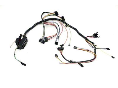 Camaro Underdash Wiring Harness, With Warning Lights & Seatbelt Warning, 1975