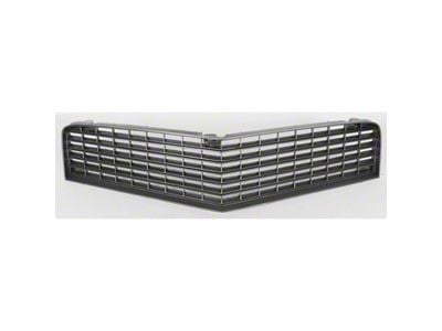 Upper Grille; Argent Silver (80-81 Camaro, Excluding Berlinetta & Z/28)