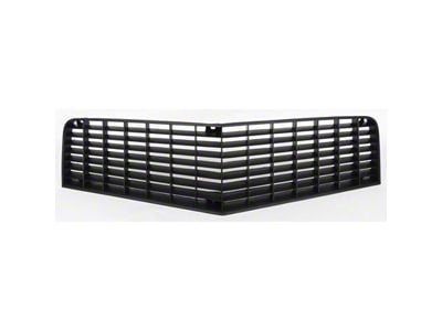 Upper Grille; Black (74-77 Camaro RS, Z/28)