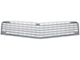 Upper Grille; Silver (80-81 Camaro, Excluding Z28)