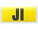 Camaro Valve Cover Decal, Code JI, 396/350hp, For Cars WithAutomatic Transmission, 1969