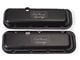 Camaro Valve Covers, Big Block, Black, Short Design, VictorSeries, Edelbrock, 1970-1995