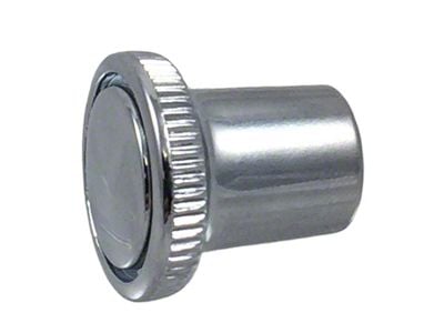 Vent Cable Knob; Chrome (70-72 Camaro)