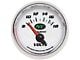 Auto Meter NV Series 2-1/16-Inch Voltmeter Gauge; 8-18V