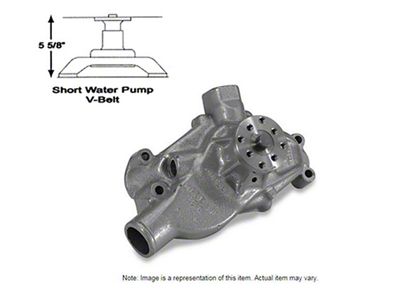 Camaro Water Pump, Big Block, Short Style, Stewart Hi-Flow,1967-1968