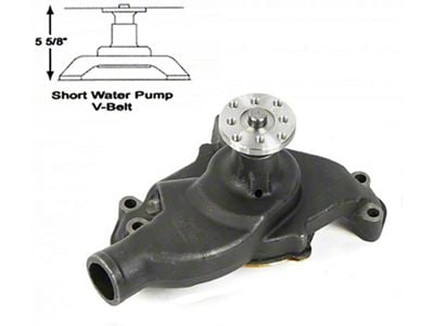 Camaro Water Pump, Big Block, Short Style, TRW, 1967-68