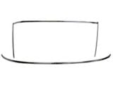 Windshield Molding Kit; Polished Stainless (67-69 Camaro Coupe)