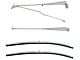 OPR Camaro Windshield Wiper Arms & Blades, Brushed Finish, Hidden Wipers 1970-1981