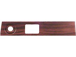 Camaro Windshield Wiper & Headlight Trim Plate, Dash, Rosewood, 1969