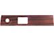 Camaro Windshield Wiper & Headlight Trim Plate, Dash, Rosewood, 1969