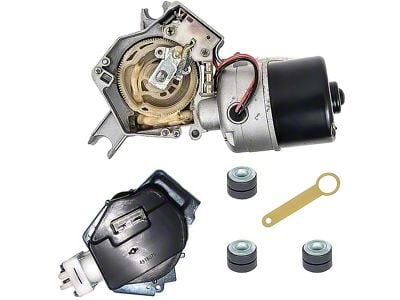 Windshield Wiper Motor Kit for Recessed/Hidden Wipers (70-73 Camaro w/ Washer Pump)