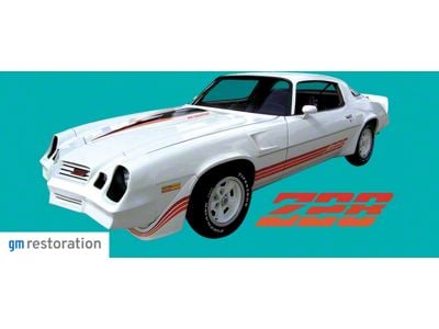 Z28 Decal and Stripe Kit; Green (80-81 Camaro Z/28)