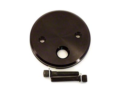 Canton Aluminum Oil Filter Block Off with Oil Input Port (75-92 Camaro)