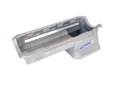 Canton Big Block Chevy T-Sump Street Oil Pan; Zinc Plated (67-72 Camaro)