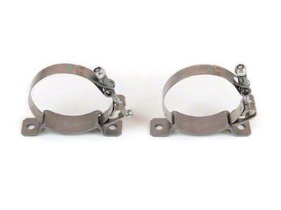 Canton Steel Mounting Clamps for 1-Quart Accusump Oil Accumulators (Universal; Some Adaptation May Be Required)