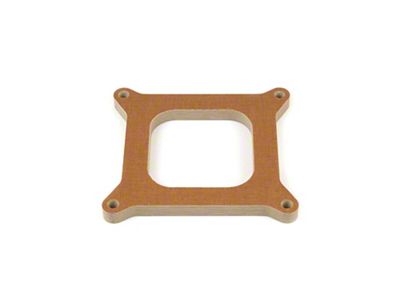 Canton Holley 4150/4160 Phenolic Carburetor Spacer; 1/2-Inch (Universal; Some Adaptation May Be Required)