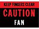 Caution Fan Decal - Ford