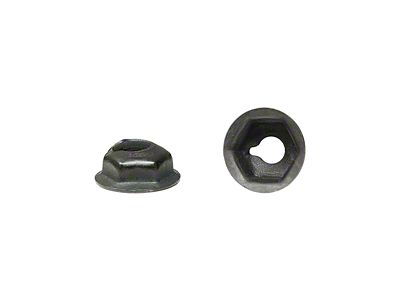 A/C Selector Duct at Firewall Nuts and Washers; 10-Pieces (64-65 GTO, LeMans, Tempest)