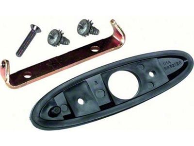 Bullet Mirror Mounting Kit; Driver Side (70-72 GTO, LeMans)