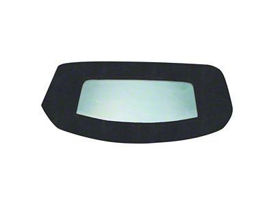 Convertible Rear Glass Window; Black Vinyl with Black Lining (66-67 GTO, LeMans, Tempest)