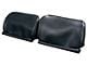 Vinyl Bench Seat Headrests without Zipper; Madrid Black (1967 GTO, LeMans)