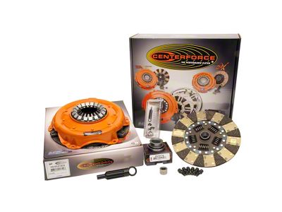 Centerforce Dual Friction Organic/Carbon Clutch Kit; 10-Spline (67-82 V8 Camaro)