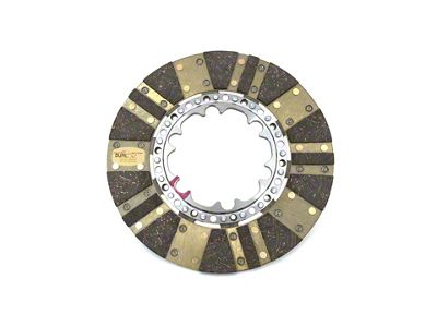 Centerforce DYAD DS Organic/Carbon Twin Disc Clutch Kit with 184-Tooth 6-Bolt Flywheel; 26-Spline (67-81 V8 Camaro)