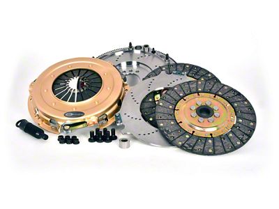 Centerforce SST Solid Street Twin Disc Organic Clutch Kit with 168-Tooth Flywheel; 26-Spline (67-81 V8 Camaro)