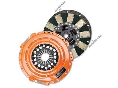 Centerforce Dual Friction Clutch Pressure Plate and Disc Kit; 10-Spline (62-87 I6 C10, C20, K10, K20)