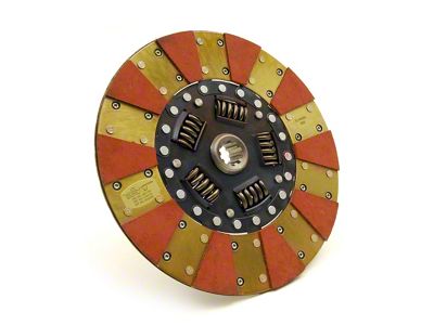 Centerforce Dual Friction Organic/Carbon Clutch Kit; 11-Inch Diameter; 10-Spline (62-79 I6/Small Block V8 C10, C20, K10, K20)