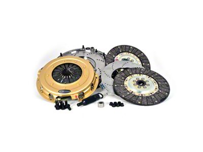 Centerforce SST Solid Street Twin Disc Organic Clutch Kit with 168-Tooth Flywheel; 26-Spline (70-74 Big Block V8 Corvette C3)