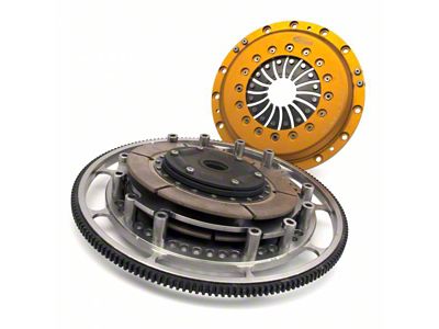 Centerforce DYAD XDS 8.75 Sintered Metallic Twin Disc Clutch Kit with Flywheel; 26-Spline (98-02 5.7L Firebird)