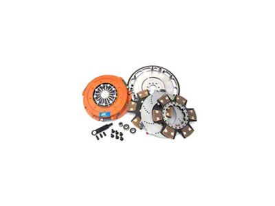 Centerforce DYAD XDS Cerametallic Twin Disc Clutch Kit with Flywheel; 26-Spline (98-02 5.7L Firebird)