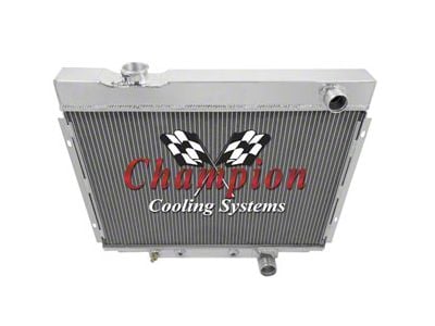 Champion Three Row Aluminum Radiator, Galaxie, 1964-1966