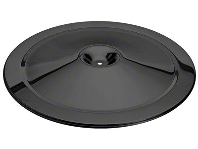 14-Inch Air Cleaner Lid; Black (64-73 Chevelle)