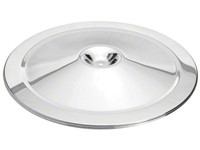 14-Inch Air Cleaner Lid; Chrome (64-73 Chevelle)